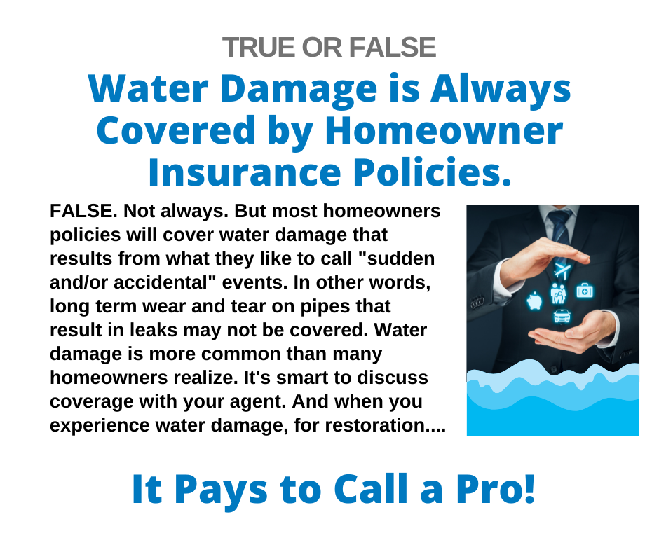 McAlester OK - Is Water Damage Always Covered by Insurance?