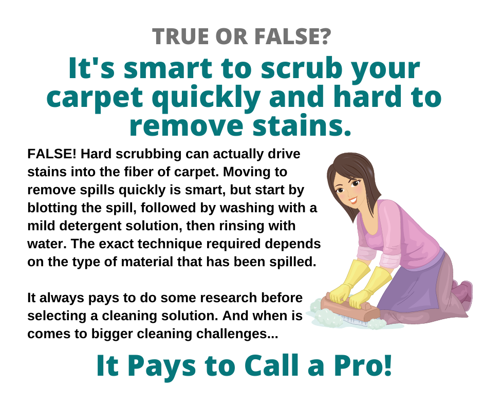 Cypress TX – Is It Smart to Scrub Carpet Stains?