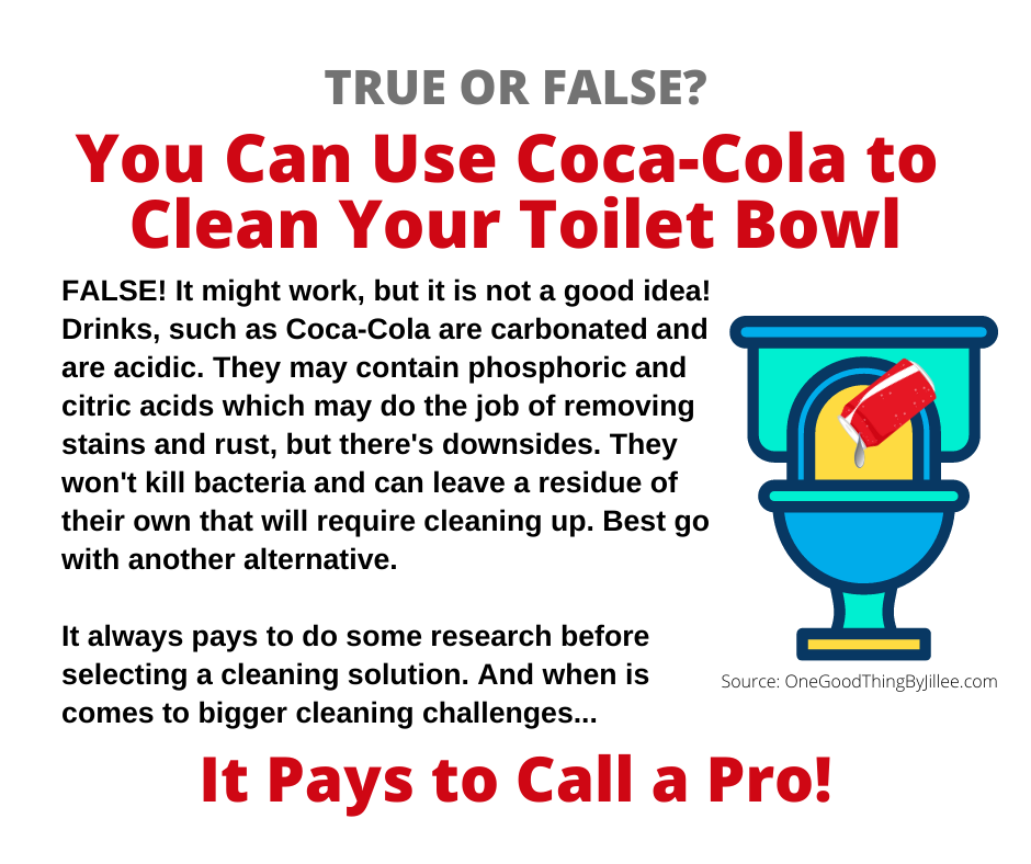 New Haven CT - True or False? Coca-Cola Cleans a Toilet