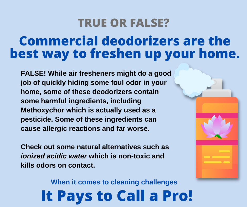 Glen Cove NY - Are Commercial Deodorizers the Best Way to Freshen Up Your Home?