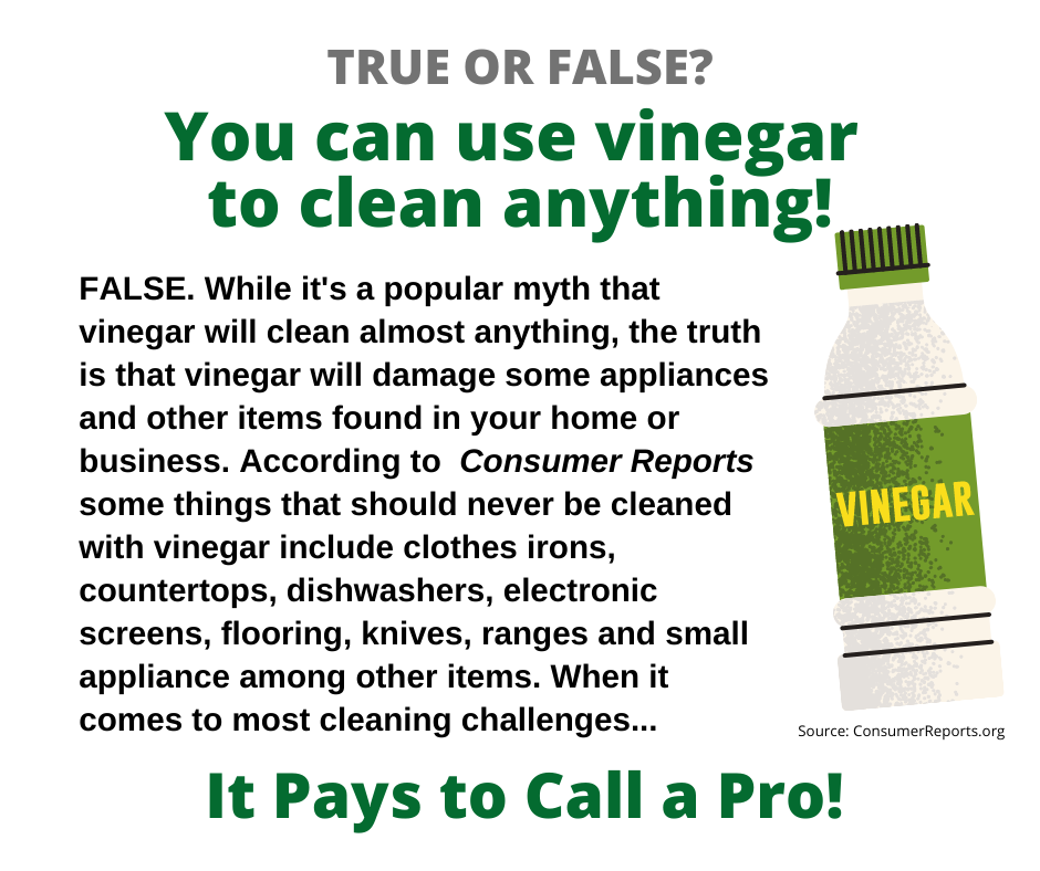 Northbrook IL - You Can Use Vinegar to Clean Anything?