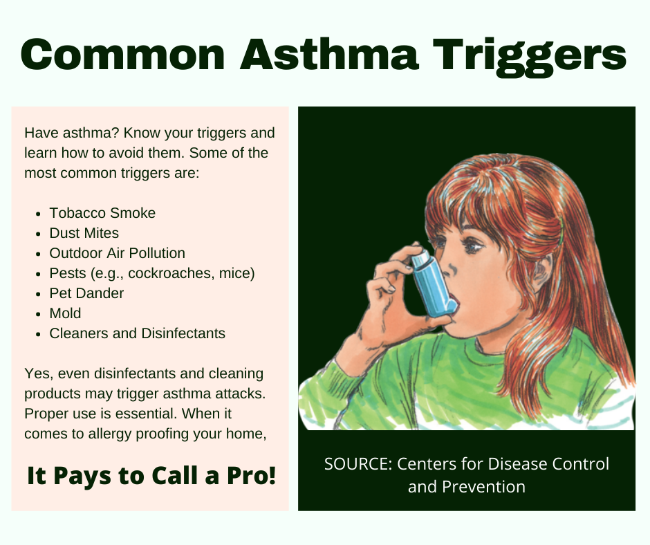 St. Helen CA - Common Asthma Triggers