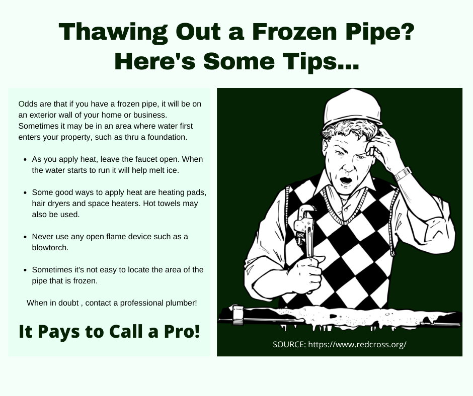 Akron OH - Thawing Out Frozen Pipes