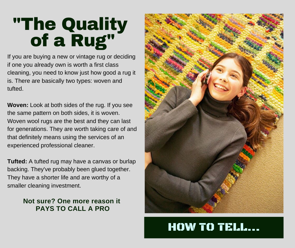 Birmingham AL - Telling Rug Quality